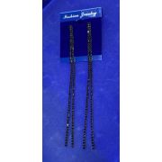 Серьги «Стразы длинные 2 ряда» по 450