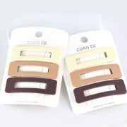 Набор заколок для волос Pretty Girl «КЛИК-КЛАК» TS00053-3 прямоугольник 3 шт.