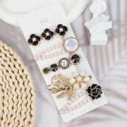 Набор заколок для волос Farres Pretty Girl «Черная роза» 24-00006-4 5 шт.