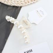 Заколка для волос Pretty Girl 7 жемчужных сердец краб 10,5см. 24-10020-3