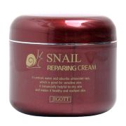 Крем для лица Jigott Snail Reparing Cream Восстанавливающий с улиточным муцином 100мл.