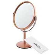 Зеркало косметическое, овальное, двустороннее Farres СМ002 на ножке 8,5х15,5х6 см