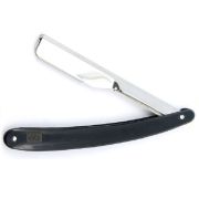 Бритва Dewal безопасная со съемным прямым лезвием, черная