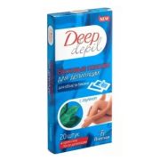 Восковые полоски для депиляции области бикини Floresan Ф-481 с азуленом 20шт.