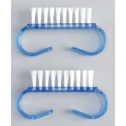 Щетка для рук и ног Queen Fair прямоугольная набор 2шт. 6,5*1,3см