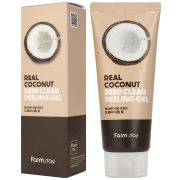 Гель-скатка для лица Farmstay Real Coconut Deep Clear Peeling Gel с экстрактом кокоса100мл.