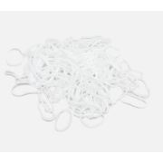 Парикмахерские резинки силиконовые d1,5см. белые 50гр.