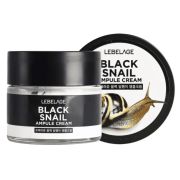 Крем для лица Lebelage Ампульный Ampule Cream Black Snail с муцином чёрной улитки 70мл.