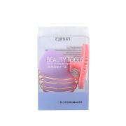 Набор косметический Farres спонж с подставкой+ силиконовая щеточка FP046