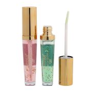 Блеск для губ Farres 7019 Crystal Gel Gloss разноцветный с золотой фольгой 5мл.