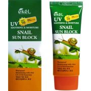 Крем солнцезащитный для лица и тела Ekel с муцином улитки SPF50 70мл.