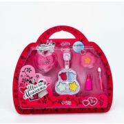 Набор косметики для девочки Школа Макияжа тени 4 гр, блеск для губ 3,7 гр, лак 8,6 гр, 2 аппликатора