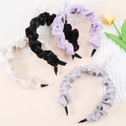 Ободок для волос Farres Pretty Girl «Серебрянные капли» однотонный 24-31002