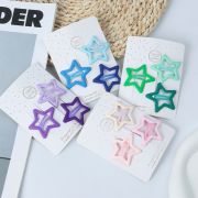 Набор заколок для волос Farres Pretty Girl Разноцветная звезда клик-клак 3шт 24-00003