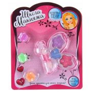 Набор косметики для девочки Школа Макияжа «Бабочка» тени 4 цвета по 1 гр+ аппликатор