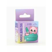 Блеск макарун Выбражулька «Милая кошечка» в коробочке 10 гр, вкус мороженое, тон прозрачный