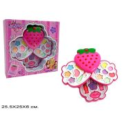 Набор косметики для девочки Dream Girl «Клубника», 3 слоя