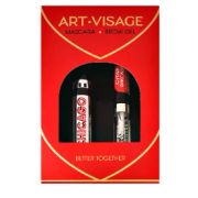 Набор подарочный Art-Visage: тушь Chicago 9мл. + гель для бровей прозрачный суперфиксация 5мл.