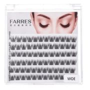 Пучки для наращивания ресниц Farres Премиальные 6рядов по 12 пучков
