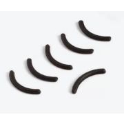Сменные резинки к щипцам для ресниц Queen Fair (наб 6шт цена за наб) силикон чёрный блистер