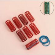 Бигуди пластиковые с резинкой d2,7см (наб 8шт)