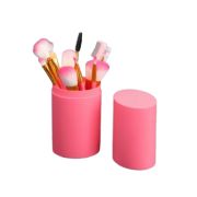 Набор кистей для макияжа Queen Fair 12 предметов 16.05±1см розовый туба