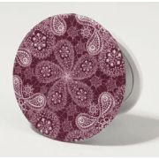 Зеркало складное Queen Fair б/увел КРУЖЕВО d7,5см пластик/бумага