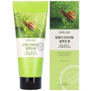 Пенка для умывания LEBELAGE SNAIL CLEANSING FOAM с муцином улитки 100мл.