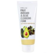 Пенка для умывания LEBELAGE FRUIT AVOCADO & OLIVE CLEANSING FOAM с экстрактом авокадо и оливы 100мл.