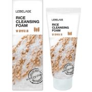 Пенка для умывания LEBELAGE с экстрактом риса, RICE CLEANSING FOAM, 100мл.