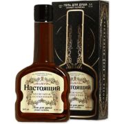 Гель для душа во флаконе коньяк «Настоящий мужчина», мужской парфюм  260мл.