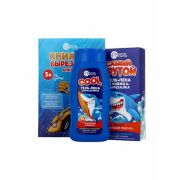 Набор детский Чистое счастье «Самый крутой», гель-пена 250мл, книжка-вырезалка А5