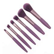 Набор кистей для макияжа Queen Fair 6 предметов 15±1см нейлон/пластик фиолетовый PVC-зип