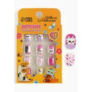 Детские накладные ногти Школа Макияжа «Мягкие лапки»