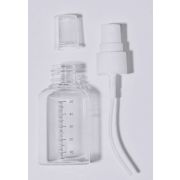 Бутылочка для хранения Onlitop с распылителем d4*10см со шкалой деления бел 50мл