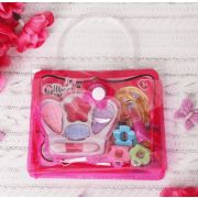 Набор косметики для девочки Школа Макияжа «Корона» тени 4 цв по 1 гр+ ап. + помада 2 гр+ 3 зак.