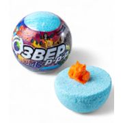 Бомбочка для ванн LLaboratory Katrin с игрушкой «звер бомб» 130гр