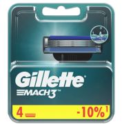 Кассеты Gillette Mach 3 4шт.
