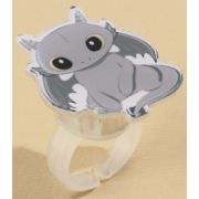 Кольцо детское с огоньком «Дракон» 3*3*3см.