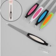 Пилка Queen Fair металлическая 17см. с чехлом