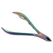 Кусачки для кутикулы Queen Fair  хамелеон 1 пружина 9,3 см (10мм)